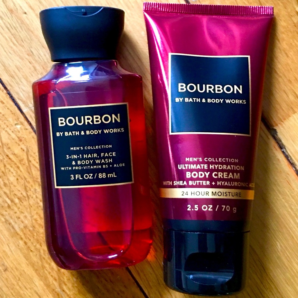 NWT Bath & Body Works Bourbon 2 Piece Set
